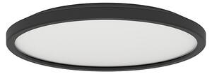 Eglo LED stropna svjetiljka Testara (17 W, Ø x V: 30 x 3 cm, Crna, Neutralno bijelo)