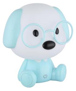 Globo 21761B - LED Prig. punj. dječja noćna lampica PUPPY 1W/5V 500 mAh plava