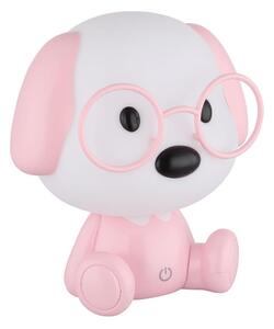 Globo 21761P - LED Prig. punj. dječja noćna lampica PUPPY 1W/5V 500 mAh ružičasta