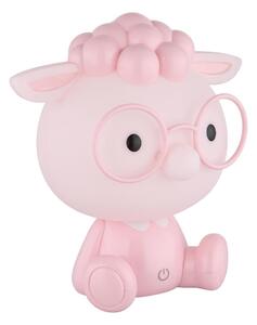 Globo 21760P - LED Prig. punj. dječja noćna lampica SHEEPY 1W/5V 500 mAh ružičasta
