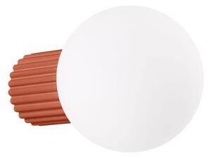 Sollux SL.1727 - Zidna svjetiljka za kupaonicu HALO 1xG9/8W/230V IP44 narančasta