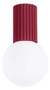 Sollux SL.1748 - Stropna svjetiljka za kupaonicu HALO 1xG9/8W/230V IP44 crvena