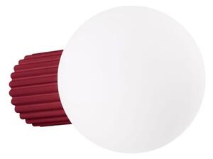 Sollux SL.1747 - Zidna svjetiljka za kupaonicu HALO 1xG9/8W/230V IP44 crvena
