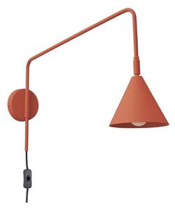 Sollux SL.1701 - Zidna lampa NOX 1xE14/10W/230V narančasta