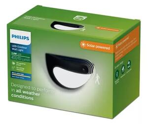 Swyn VANJSKA ZIDNA SOLARNA LED SVJETILJKA 3.8W 2700K CRNA 8721103105554