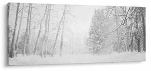 Slika - Drveni mol zimi (120x50 cm)