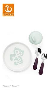 Stokke Set za Jelo Munch Essential - Soft Mint