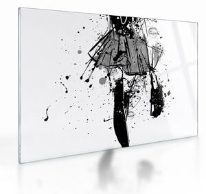 Staklena slika - Modna revija (70x50 cm)