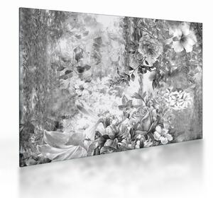 Staklena slika - Romantični vrt (70x50 cm)