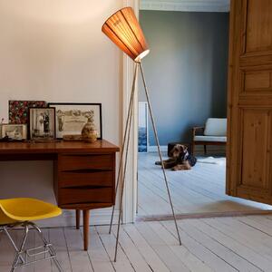 Podne Lampa Northern, Oslo Wood, prigušiv, Bež, Dnevna soba, Tkanina / tekstil, Dizajn
