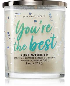 Bath & Body Works Pure Wonder mirisna svijeća 227 g