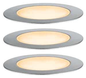 Reflektori Paulmann, LED-Bodeneinbauleuchte Set, prigušiv, Sivo, Metal, Moderan