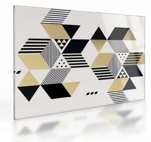 Staklena slika - Geometrijski oblici N⁰1 (70x50 cm)