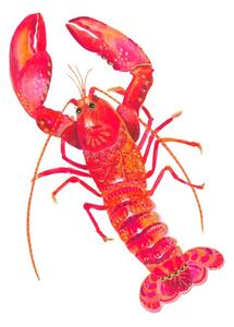 Ilustracija Patterned Lobster, Isabelle Brent