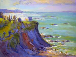 Ilustracija Colorful cliff, Dorothy Fagan
