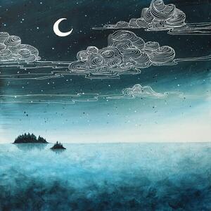 Ilustracija Night sea, Ania Witwitzka
