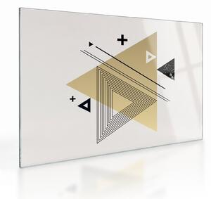 Staklena slika - Geometrijski oblici N⁰4 (70x50 cm)