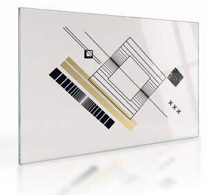 Staklena slika - Geometrijski oblici N⁰6 (70x50 cm)