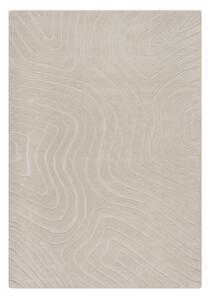 Krem ručno rađen vunen tepih 120x170 cm Mesmerise Natural – Flair Rugs