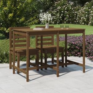 VidaXL Vrtni stol boja meda 159,5 x 82,5 x 110 cm od masivne borovine