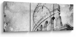 Slika - Stara razglednica grada N⁰1 (sa satom) (90x30 cm)