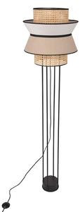 Podne Lampa MARKET SET, Singapour DBL, Bež, Dnevna soba, Drvo, Dizajn