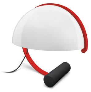 Stolne Lampa Stilnovo, Meta, prigušiv, Crvena, Dnevna soba, Metal, Dizajn