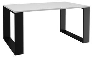 Drohmo MIX Salon Loft moderan stolić za kavu, 50x90x58 cm, bijelo-crni