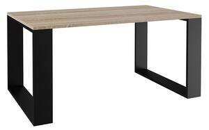 Odell MIX Salon Loft moderni stolić za kavu, 50x90x58 cm, sonoma-crna