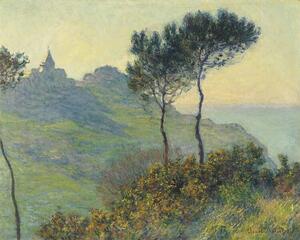 Reprodukcija The Church of Varengeville, Sunset, Claude Monet