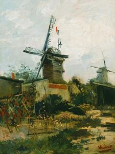 Reprodukcija Windmills on Montmartre, Vincent van Gogh