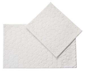 Krem kupaonske prostirke u setu 2 kom 60x100 cm Rabbit – Foutastic