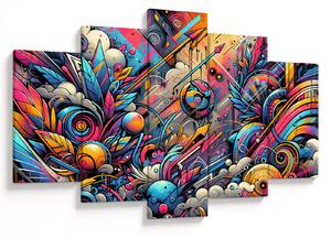 Slika - Šareni grafiti (150x105 cm)