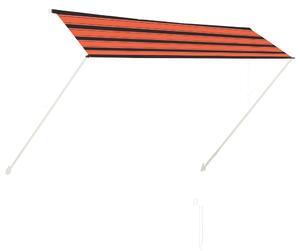 VidaXL Tenda na uvlačenje 300 x 150 cm narančasto-smeđa