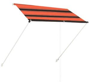 VidaXL Tenda na uvlačenje 200 x 150 cm narančasto-smeđa