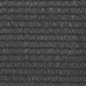 VidaXL Balkonski zastor crni 120 x 300 cm HDPE