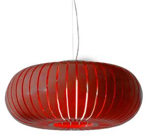 Viseće Svjetiljka Kartell, Teresa, Crvena, Dnevna soba, Plastika, Dizajn