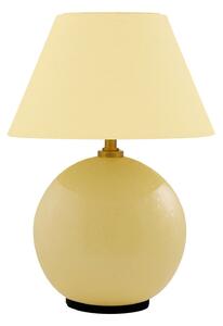 Stolne Lampa Globen Lighting, IRIS, prigušiv, Žuta, Dnevna soba, Tkanina / tekstil