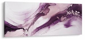 Slika - Ljubičasta tekućina art (120x50 cm)