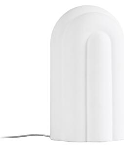 Stolne Lampa Lucande, Lunja, prigušiv, Bijela, Dnevna soba, Staklo, Moderan