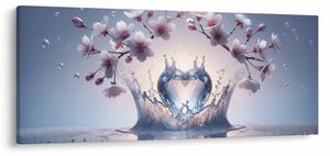 Slika - Dijamantno srce (120x50 cm)