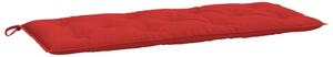 VidaXL Jastuk za vrtnu klupu crveni 120 x 50 x 7 cm od tkanine Oxford
