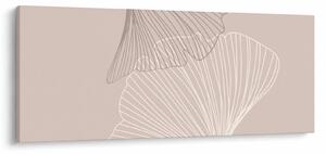 Slika - Bež lišće N⁰2 (120x50 cm)