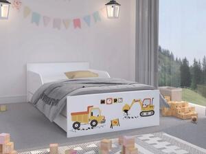 Visokokvalitetni dječji krevetić 180 x 90 cm za male graditelje