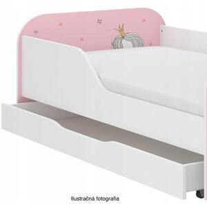Bajkoviti prekrasni dječji krevetić sa zmajem 140 x 70 cm