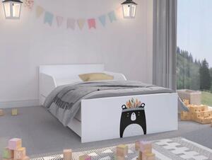 Kvalitetan dječji krevetić sa medvjedom 160 x 80 cm