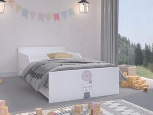 Jednostavan dječji krevetić s medvjedićem 160 x 80 cm