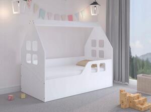 Dizajnerski dječji krevet u obliku kućice 160 x 80 cm