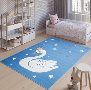 Tepih za dječju sobu sa labudom Širina: 80 cm | Duljina: 150 cm