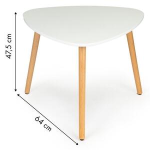 Moderan stolić za kavu u bijeloj boji